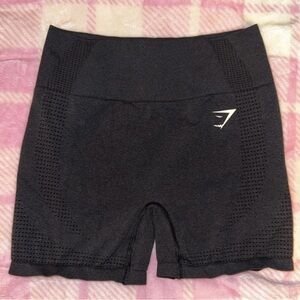 Gymshark Black Seamless High-Rise Bike Shorts